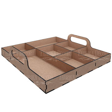 Mix box 7 tray cells, 30х30x7sm