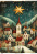 Decoupage Card "Christmas Star over the Village", #0885, 29.7x42cm