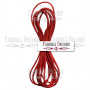 Elastic round cord, color Red
