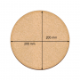 Art board Circle, 20cm х 20 cm - 1