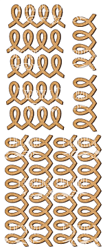 Zestaw ozdób z mdf do dekorowania #77