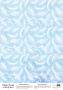 Деко веллум (лист кальки с рисунком) Перышки, А3 (29,7см х 42см)