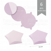 Набор картонных заготовок #002 color_Shabby pink-light pink Набор картонных заготовок #002 color_Shabby pink-light pink
