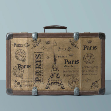 трафарет многоразовый xl (30х30см), париж #052 фабрика декору - 2