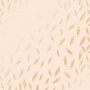 Лист односторонней бумаги с фольгированием, дизайн Golden Feather Beige, 30,5см х 30,5см