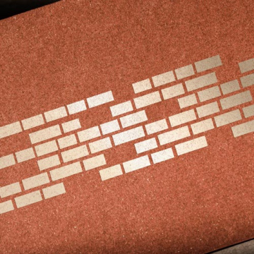 Stencil for crafts 8x27cm "Bricks large" #007 - 2 Stencil for crafts 8x27cm "Bricks large" #007 - 2