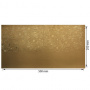 Skóra PU do oprawiania ze złotym wzorem Golden Pion Gold, 50cm x 25cm 