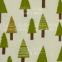 Fabric cut piece 35X75 Children's Christmas tree