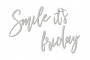 Чипборд Smile it’s Friday 10х20 см #456