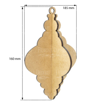 Blank for decoration New year tree toy 38, #471 - 2