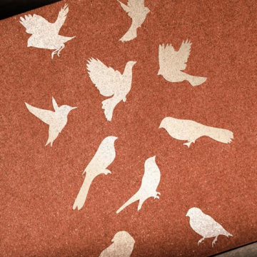 Stencil for crafts 15x20cm "Birds" #091 - 2 Stencil for crafts 15x20cm "Birds" #091 - 2