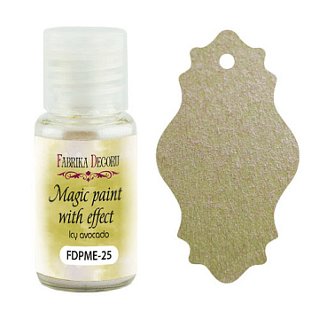 Dry paint Magic paint with effect Ice avocado 15ml