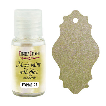 Sucha farba Magic paint z efektem Lodowe Awokado, 15 ml