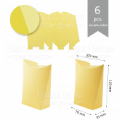 Набор картонных заготовок #007 color_Yellow-light yellow Набор картонных заготовок #007 color_Yellow-light yellow