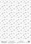 Деко веллум (лист кальки с рисунком) Незабудки, А3 (29,7см х 42см)