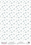 deco vellum colored sheet forget-me-not, a3 (11,7" х 16,5")