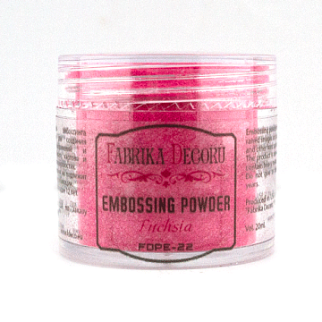 Embossing powder Fuchsia 20 ml