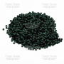 Пайетки Розетки мини, темно-зеленые металлик, #507