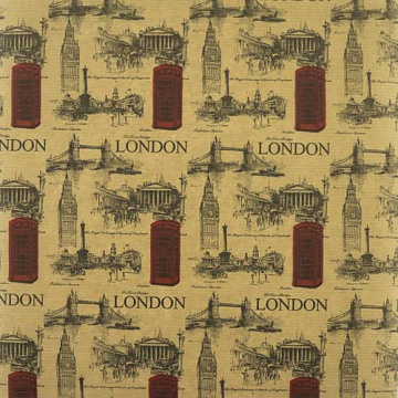 Arkusz kraft papieru z wzorem "Londyn"