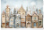 Decoupage Card Snow-covered houses-7, #0940, 29.7x42cm Decoupage Card Snow-covered houses-7, #0940, 29.7x42cm