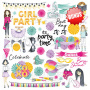 Double-sided scrapbooking paper set Party girl 12"x12" 10 sheets - 11