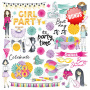 Doppelseitig Scrapbooking Papiere Satz Party Girl, 30.5 cm x 30.5cm, 10 Blätter