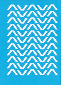 Stencil for crafts 15x20cm "Chevron" #002