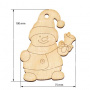 Figurine for painting and decorating #412 "Snowman 2" - 0