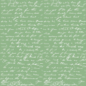 лист односторонней бумаги с серебряным тиснением, дизайн silver text avocado, 30,5см х 30,5см