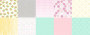 Double-sided scrapbooking paper set Little elephant 12"x12, 10 sheets - 0
