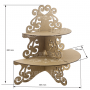 Cupcake stand "Semicircle openwork" #089 - 1