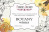 набор открыток для раскрашивания аква чернилами botany winter 8 шт 10х15 см