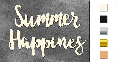  Набор чипбордов  "Summer happines" color_Milk