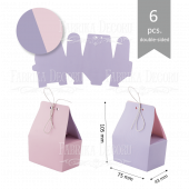 Набор картонных заготовок #004 color_Lilac-light pink Набор картонных заготовок #004 color_Lilac-light pink
