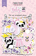 набор высечек, коллекция my little baby girl, 42шт