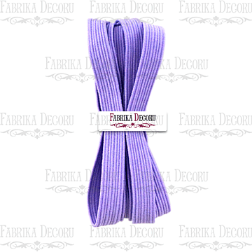 Elastyczny sznurek płaski, kolor liliowy