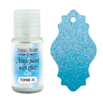 Dry paint Magic paint with effect Blue ice 15ml