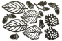 Spanplatten-Set "Botanik Herbst 1" #154