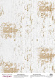 Arkusz kalki z nadrukiem, Deco Vellum, format A3 (11,7" х 16,5"), "Herby na tle ściany"