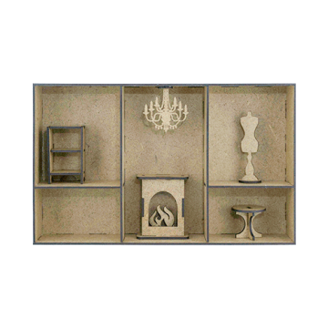 Blank for Shadow Box #05 30х5х18 сm - 2 Blank for Shadow Box #05 30х5х18 сm - 2