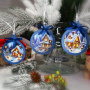 DIY wooden set “Fairytale Christmas” for making 3 Christmas tree decorations, #051 - 7