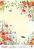 deco vellum colored sheet summer meadow poppies, a3 (11,7" х 16,5")