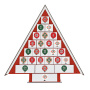Advent calendar Christmas tree for 25 days with stickers numbers, DIY - 2