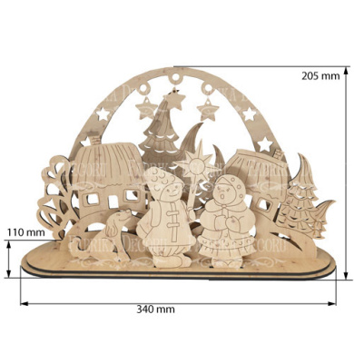 заготовка для декорирования #344 "ночь перед рождеством" фабрика декору - 2
