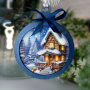DIY wooden set “Fairytale Christmas” for making 3 Christmas tree decorations, #051 - 5