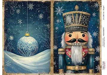 Decoupage card «Christmas Tale» #000777, 21cm x 29,7cm