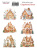Set of stickers 5 pcs, Christmas, #409