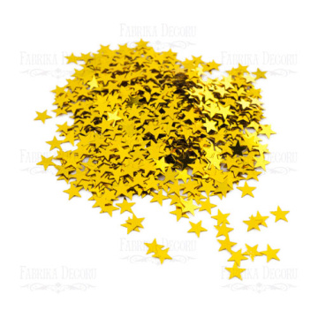 Sequins Stars, golden, #101 - 2 Sequins Stars, golden, #101 - 2