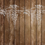 Stencil for decoration XL size (30*30cm), Wisteria #021 - 1
