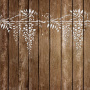 Stencil for decoration XL size (30*30cm), Wisteria #021 - 1
